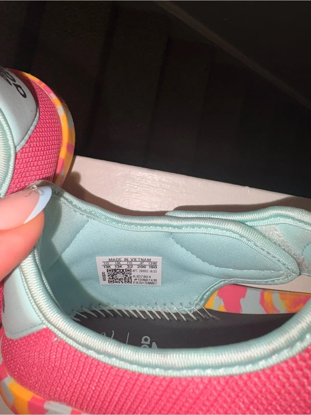 adidas Kids Pink Minnie Mouse Slip-On Water Shoes with Pastel Accents
